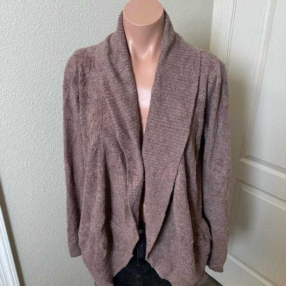 Barefoot Dreams Women's Tan Teddy Jacket - Picture 1 of 4